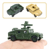 Maxbell 2 Pieces Simulation 1/72 Vehicle Model Kits for Micro Landscape Party Favors missile launch car