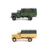 Maxbell 2 Pieces Simulation 1/72 Vehicle Model Kits for Micro Landscape Party Favors truck