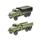 1/72 Scale Cargo Truck DIY Assembly for Tabletop Decor Children Collectibles With tent