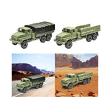 1/72 Scale Cargo Truck DIY Assembly for Tabletop Decor Children Collectibles With tent