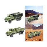 1/72 Scale Cargo Truck DIY Assembly for Tabletop Decor Children Collectibles With tent