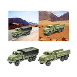 1/72 Scale Cargo Truck DIY Assembly for Tabletop Decor Children Collectibles With tent