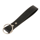Maxbell 4xSkirt Hike Daul Rings Faux Leather Handmade Medieval Renaissance Belt Clip black