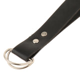 Maxbell 4xSkirt Hike Daul Rings Faux Leather Handmade Medieval Renaissance Belt Clip black