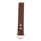 Maxbell 4xSkirt Hike Daul Rings Faux Leather Handmade Medieval Renaissance Belt Clip brown