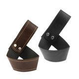 Maxbell 2xSword Frog Holster PU Leather Sword Holder for Adult Men Renaissance Cosplay Black