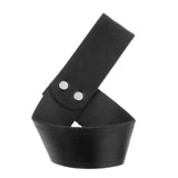Maxbell 2xSword Frog Holster PU Leather Sword Holder for Adult Men Renaissance Cosplay Black