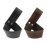 Maxbell 2xSword Frog Holster PU Leather Sword Holder for Adult Men Renaissance Cosplay Black