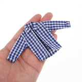 Maxbell 1/12 Scale Men Figure Clothes Trendy Outfit for 6 inch Figure Blue Long