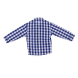 Maxbell 1/12 Scale Men Figure Clothes Trendy Outfit for 6 inch Figure Blue Long