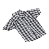 Maxbell 1/12 Scale Male Figure Clothes Outfit for 6inch Dolls Figure Black and White