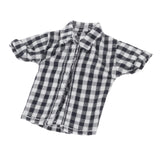 Maxbell 1/12 Scale Male Figure Clothes Outfit for 6inch Dolls Figure Black and White