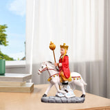 Cute Pilgrimage to The West Statue for Porch Office Decor Xuanzang