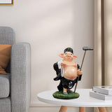 Cute Pilgrimage to The West Statue for Porch Office Decor Pig