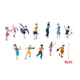 Mini Figurines Player Figure for Sand Table Decoration Diorama Layout 4cm