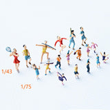 Mini Figurines Player Figure for Sand Table Decoration Diorama Layout 4cm