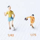 Mini Figurines Player Figure for Sand Table Decoration Diorama Layout 4cm