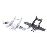 Maxbell 1:48 Scale Aircraft Model Model Airplane Kits for Bedroom Living Room Office Argent