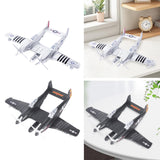 Maxbell 1:48 Scale Aircraft Model Model Airplane Kits for Bedroom Living Room Office Argent