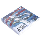 Maxbell 1:48 Scale Aircraft Model Model Airplane Kits for Bedroom Living Room Office Argent