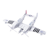 Maxbell 1:48 Scale Aircraft Model Model Airplane Kits for Bedroom Living Room Office Argent