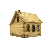 Maxbell 1/72 Wooden European House for Micro Landscape Sand Table Architecture Model Style A