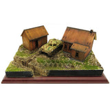 Maxbell 1/72 Wooden European House for Micro Landscape Sand Table Architecture Model Style A