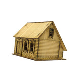 Maxbell 1/72 Wooden European House for Micro Landscape Sand Table Architecture Model Style B