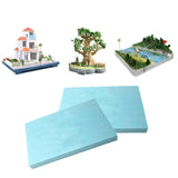 Maxbell 2 Pieces Sculpting Sheets DIY Scenery Scenic Architecture Model Diorama Base 1.7cmx20cmx30cm