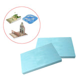 Maxbell 2 Pieces Sculpting Sheets DIY Scenery Scenic Architecture Model Diorama Base 1.7cmx30cmx40cm