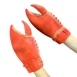 Maxbell 2x2x Lobster Claw Gloves Latex Crab Pliers Gloves for Role Playing Stage Party