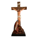 Maxbell Wall Clock Catholic Sculpture Figurine Gift for Bathroom Hotel Bedroom