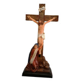 Maxbell Wall Clock Catholic Sculpture Figurine Gift for Bathroom Hotel Bedroom