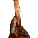 Maxbell Wall Clock Catholic Sculpture Figurine Gift for Bathroom Hotel Bedroom