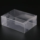 Maxbell 2x50 Pieces PVC Transparent Box Display Case for Dolls Model Cars Souvenirs