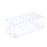 Maxbell 2x50 Pieces PVC Transparent Box Display Case for Dolls Model Cars Souvenirs