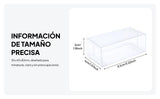 Maxbell 2x50 Pieces PVC Transparent Box Display Case for Dolls Model Cars Souvenirs