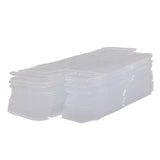 Maxbell 2x50 Pieces PVC Transparent Box Display Case for Dolls Model Cars Souvenirs