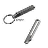 Maxbell 3xBelt Clip Key Holder Detachable Keyring Key Belt Clip Buckle for Purse Pants with 30mm keyring