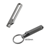 Maxbell 3xBelt Clip Key Holder Detachable Keyring Key Belt Clip Buckle for Purse Pants with 30mm keyring