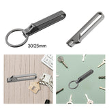 Maxbell 6xBelt Clip Key Holder Detachable Keyring Key Belt Clip Buckle for Purse Pants with 30mm keyring
