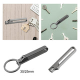 Maxbell 2xBelt Clip Key Holder Detachable Keyring Key Belt Clip Buckle for Purse Pants with 30mm keyring