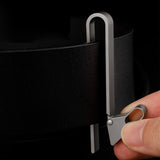 Maxbell 4xBelt Clip Key Holder Detachable Keyring Key Belt Clip Buckle for Purse Pants with 25mm keyring