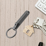 Maxbell 4xBelt Clip Key Holder Detachable Keyring Key Belt Clip Buckle for Purse Pants with 25mm keyring