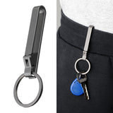 Maxbell 6xBelt Clip Key Holder Detachable Keyring Key Belt Clip Buckle for Purse Pants with 25mm keyring