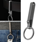 Maxbell 5xBelt Clip Key Holder Detachable Keyring Key Belt Clip Buckle for Purse Pants with 25mm keyring