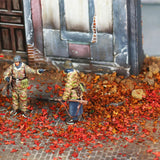 Maxbell 5xRealistic Miniature Leaves Simulation Leaves for Train DIY Mini Model Layout Red