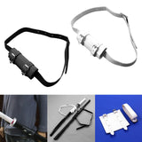 Maxbell 2xBelt Sword Holder PU Leather Tool Sheath Sword Holder for Men Pirate Cosplay Black