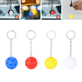 Maxbell 6xPickleball Keychain Portable Pickleball Bag for Backpack Hoilday Handbag blue