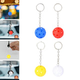 Maxbell 5xPickleball Keychain Portable Pickleball Bag for Backpack Hoilday Handbag blue
